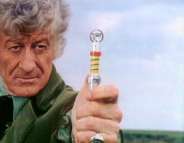 Third Doctor and sonic screwdriver