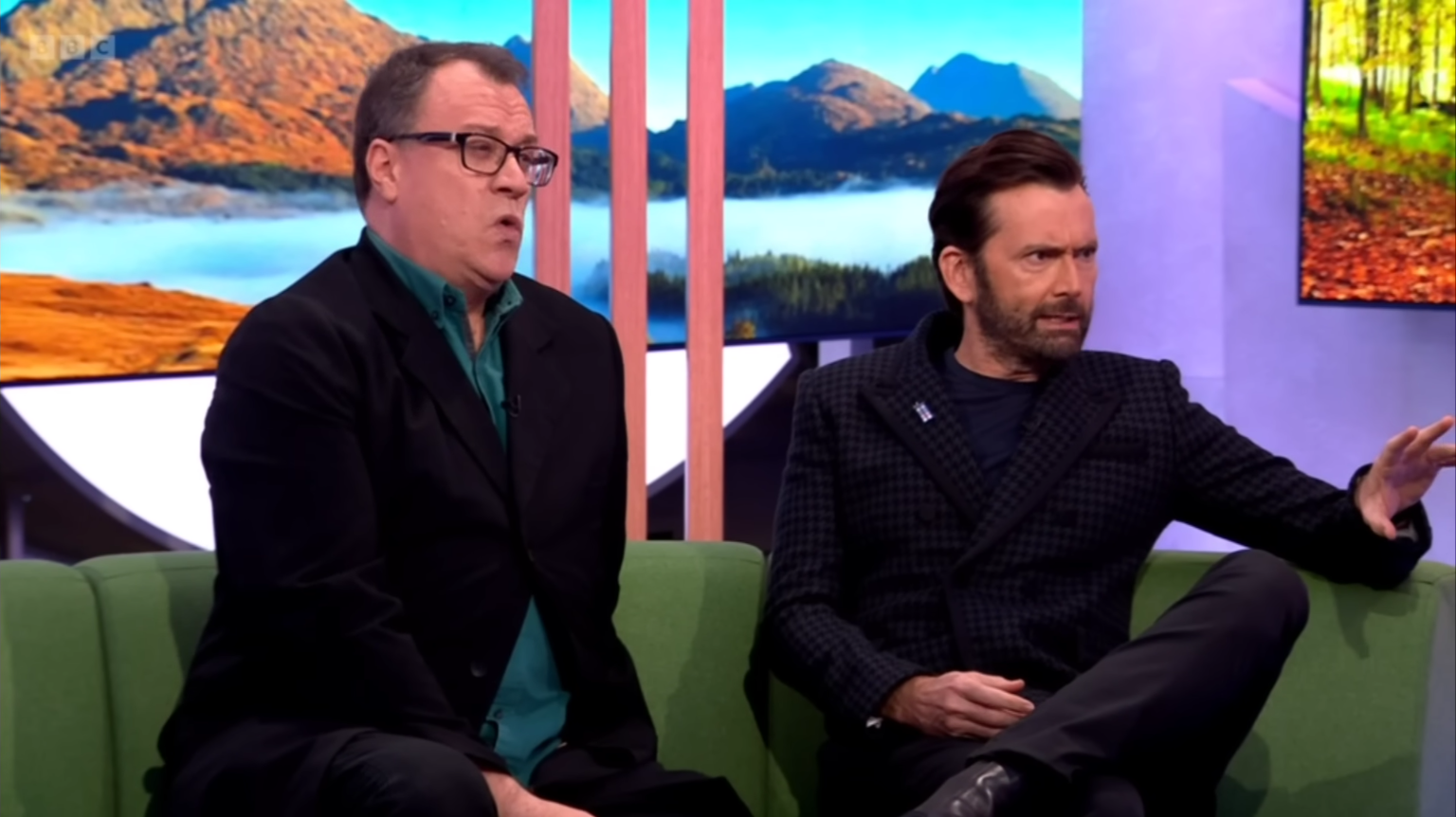 Russell T Davies and David Tennant