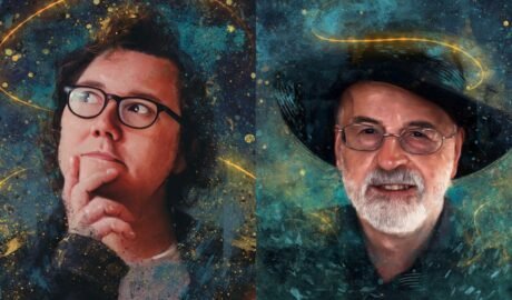 Marc Burrows and Terry Pratchett